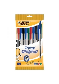 Długopis Cristal Original pouch 10szt mix BIC