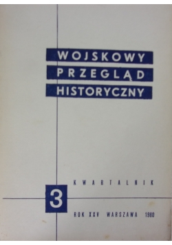 Wojskowy przegląd historyczny 3 (93)