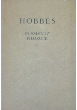 Elementy Filozofii II