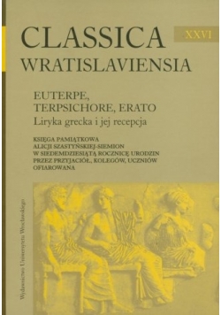 Classica Wratislaviensia XXVI