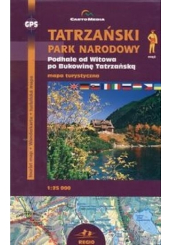 Tatrzański Park Narodowy Mapa turystyczna