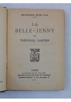 La Belle-Jenny, 1929 r.