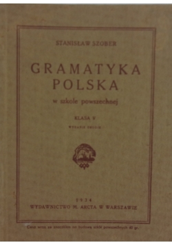 Gramatyka Polska,1934r