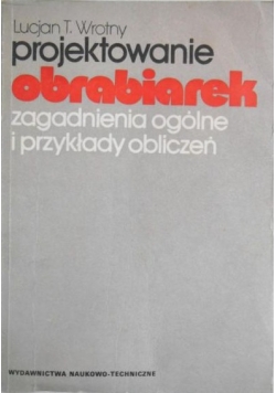 Projektowanie obrabiarek