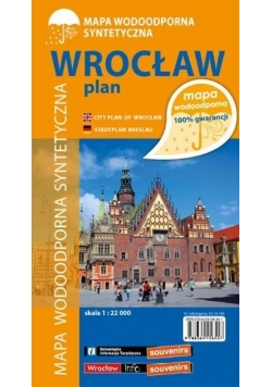 Mapa wodoodporna - Wroclaw 1:22 000