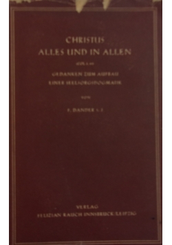 Christus alles und in Allen, 1939 r.