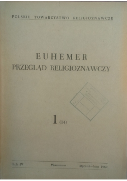 Euhemer przegląd religioznawczy 1(14)