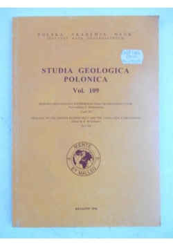Studia Geologica Polonica vol. 109