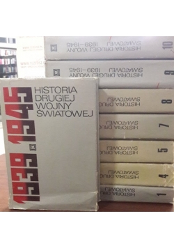 Historia drugiej wojny światowej 1939-1945,  zestaw 8 tomów