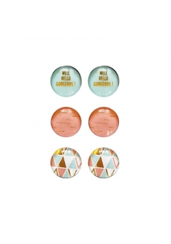 Magnesy pastelowe 6 szt.