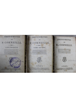 Chefs-D'oeuvre 3 tomy 1813 r.