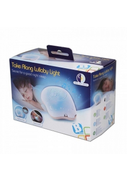 Przenośna lampka z kołysanką różowa