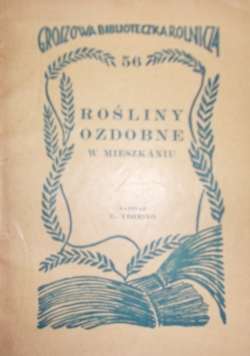 Rośliny ozdobne w mieszkaniu, 1939r.