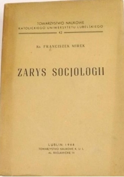 Zarys socjologii, 1948 r.