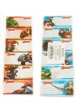 Naklejki na zeszyt Avengers (25szt)