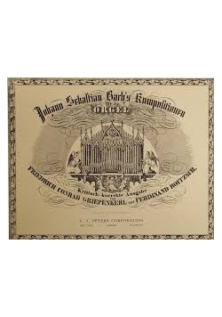 Johann Sebastian Bach's Kompositionen fur die Orgel