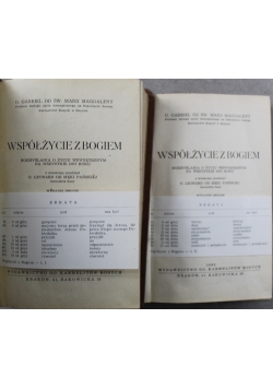 Współżycie z Bogiem 2 Tomy