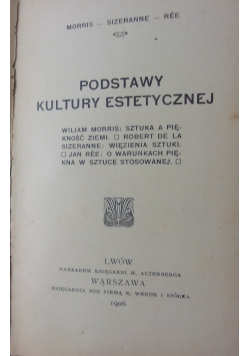 Podstawy kultury estetycznej