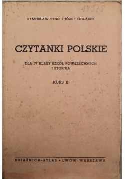 Czytanki Polskie dla IV klas szkół powszechnych 1937 r.