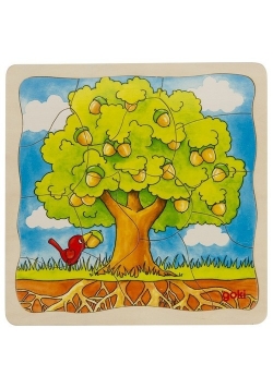 Puzzle warstwowe - jak rośnie drzewo