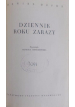 Dziennik roku zarazy