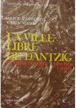 La ville libre de Dantzig
