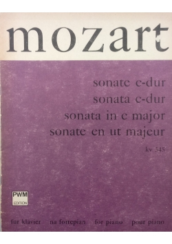 Sonata c - dur na fortepian