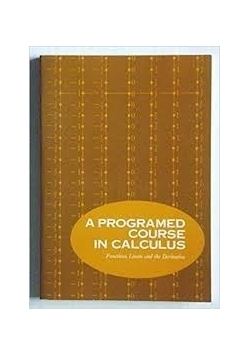 A programed course in calculus