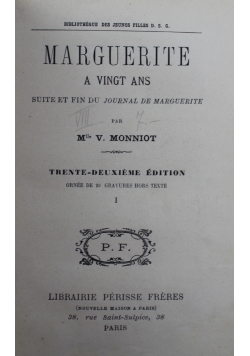 Marguerite a Vingt Ans Około 1890 r.