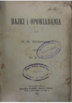 Bajki i opowiadania, 1898 r.