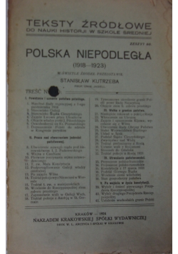 Polska Niepodległa, 1924 r.