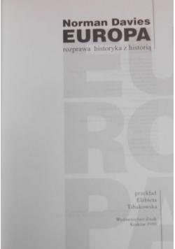 Europa rozprawa historyjka z historią