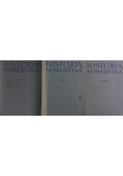 Historia nowożytna, tom I-III