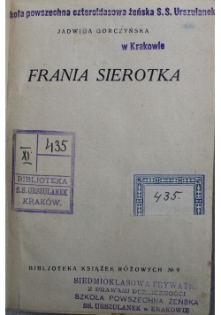 Frania sierotka 1927 r