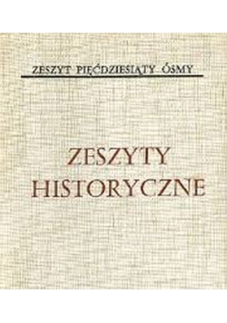 Zeszyty historyczne zeszyt  58