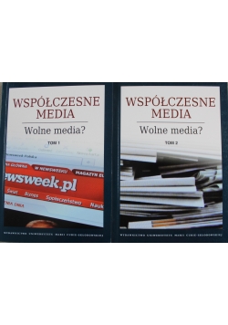 Współczesne media wolne media tom 1 i  2