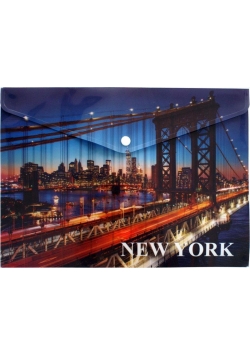 Koperta A4 na napę z nadrukiem New York