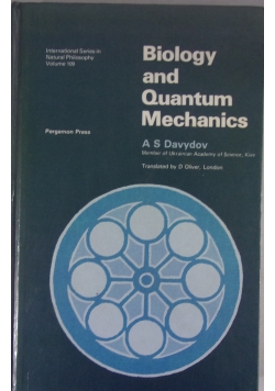Biology and Quantum Mechanics