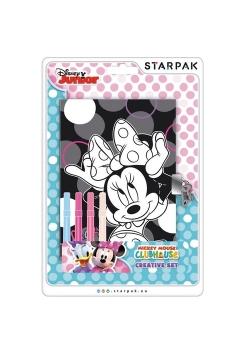 Zestaw kreatywny Pamiętnik z pisakami Minnie