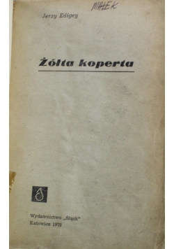 Żółta koperta