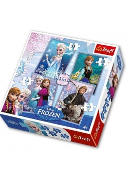 Puzzle 4w1 Frozen TREFL
