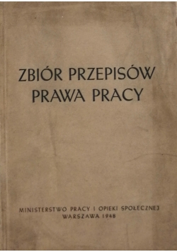Zbiór przepisów prawa pracy, 1948r