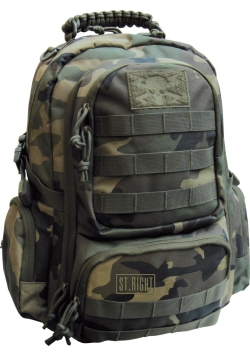 Plecak 4-komorowy Military Woodland Camo