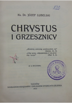 Chrystus i grzesznicy, 1913r.