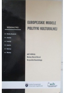 Bieroń – Gierat Bożena (red.) - Europejskie modele polityki kulturalnej