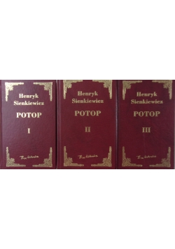 Potop,zestaw trzech książek