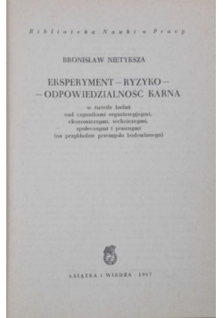Eksperyment-ryzyko-odpowiedzialność karna