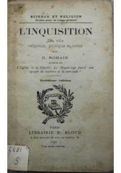L Inquisition 1902 r.