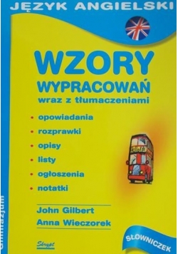 Język angielski. Wzory wypracowań wraz z tłumaczeniami