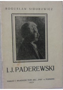 I.J.Paderewski, 1924r
